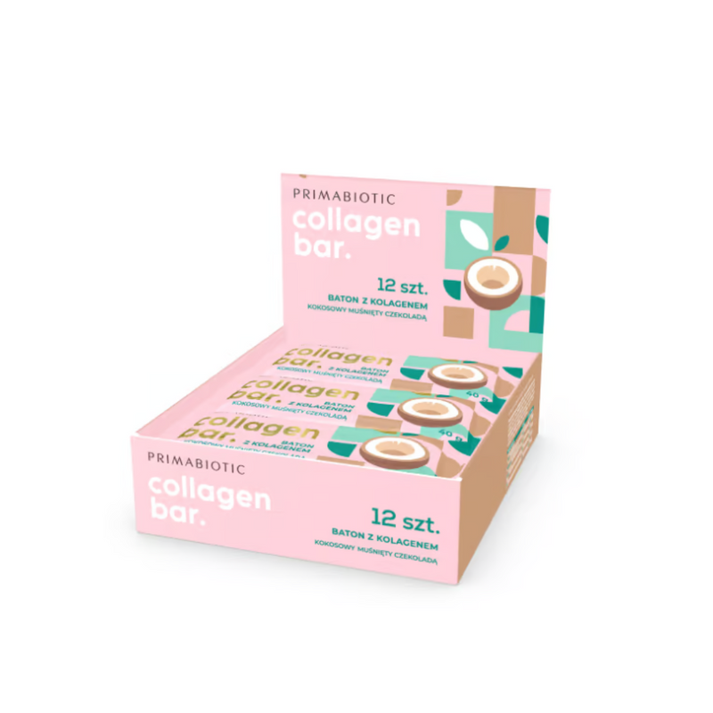 Collagen Bar – Kokosbar med kollagen med sjokolade (40 g)