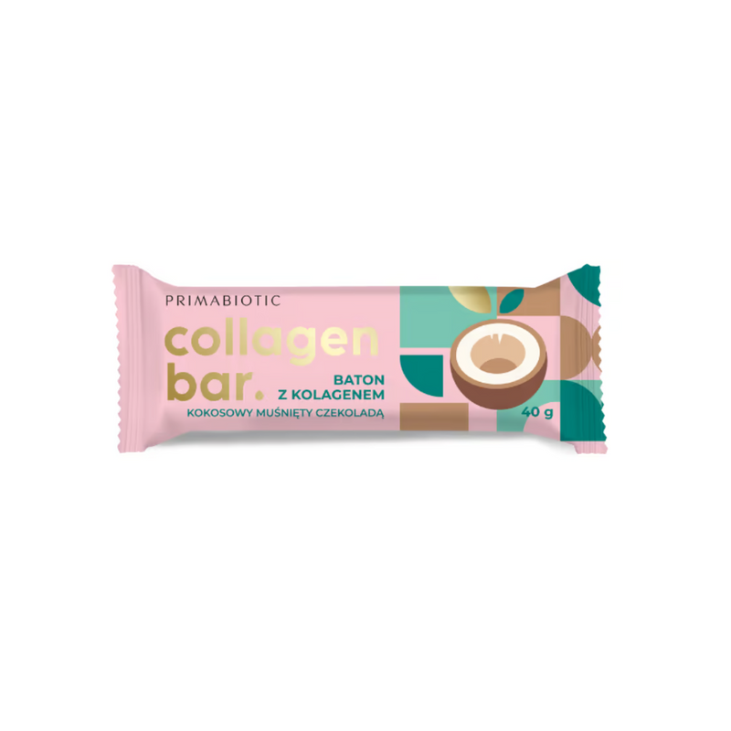 Collagen Bar – Kokosbar med kollagen med sjokolade (40 g)