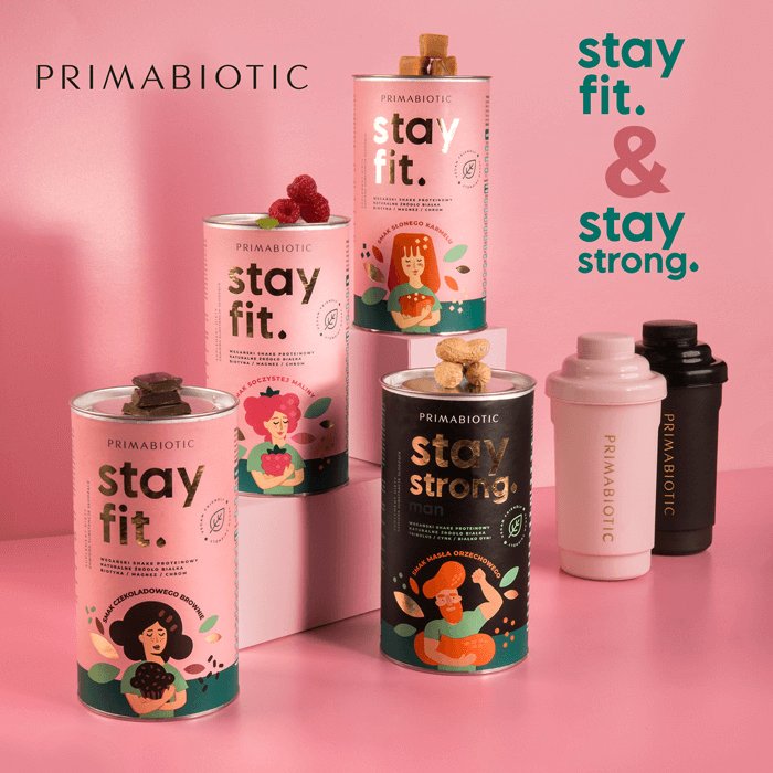 Stay fit, vegansk proteinshake – smak av salt karamell