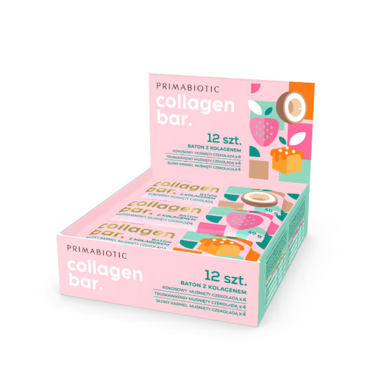 Collagen Bar, kollagenbarer, 12 stk – forskjellige smaker