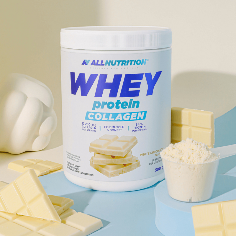 Whey Protein Collagen - White Chocolate 500g