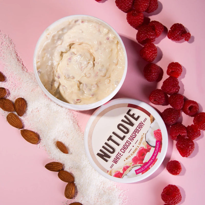 NUTLOVE WHITE CHOCO RASPBERRY 500g