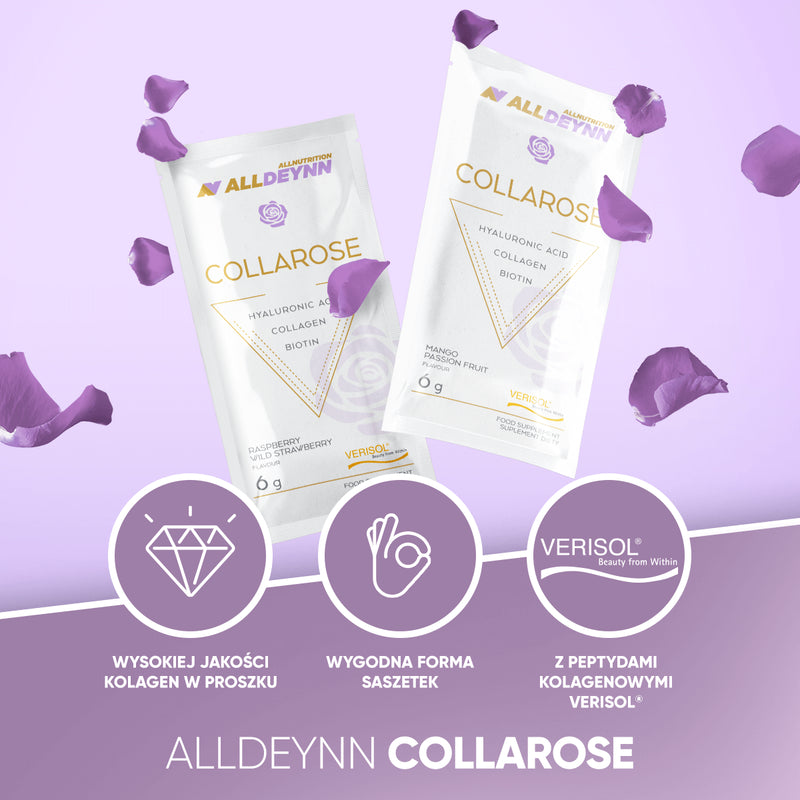 COLLAROSE 30 sachets x 6g Raspberry Strawberry