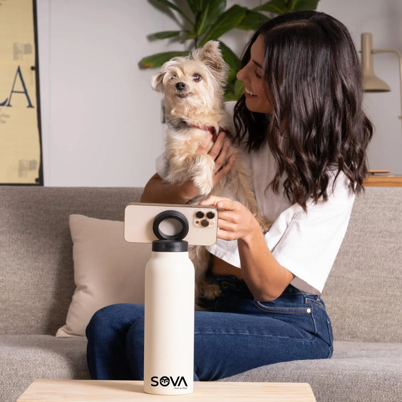 Sova Sunt Hydrohold™ 24oz –  Vannflaske med Magnetisk mobilholder 700ml