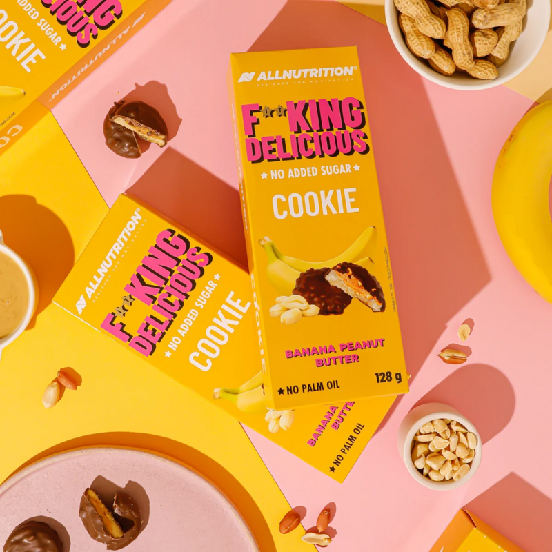 FITKING DELICIOUS - PEANUT BUTTER BANAN KJEKS 128g