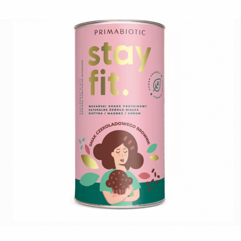 Stay fit, vegansk proteinshake – smak av sjokoladebrownie