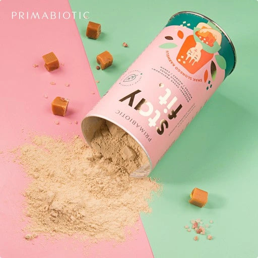 Stay fit, vegansk proteinshake – smak av salt karamell