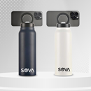 SOVA SUNT HYDROHOLD ™ 24OZ – VANNFLASKE MED MAGNETISK MOBILHOLDER 700ML