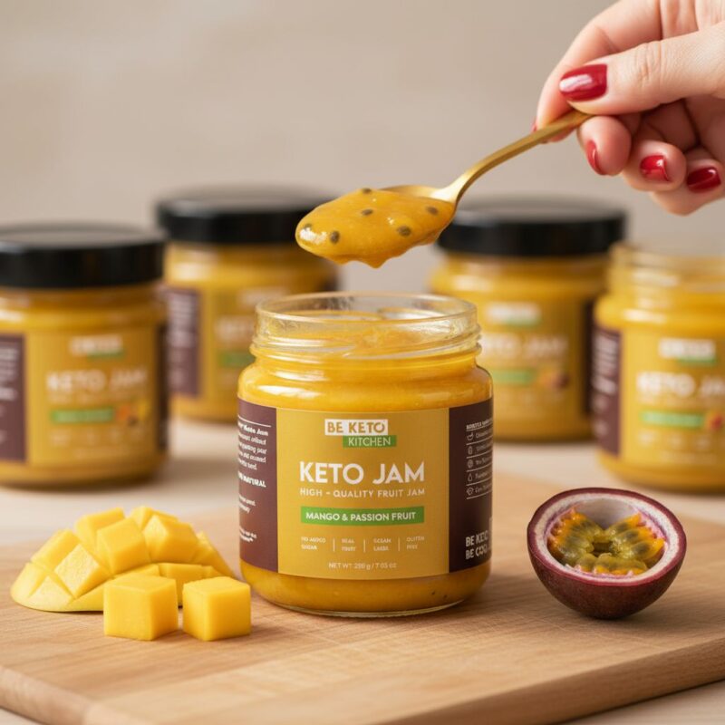 KETO JAM MANGO & PASSIONFRUIT 200g