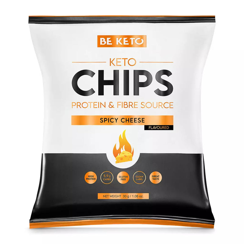 Keto Chips – Spicy Cheese – 30 g – BeKeto