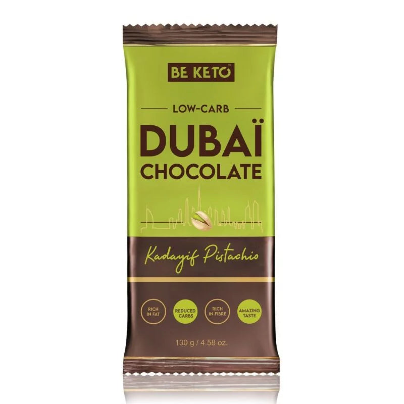 Keto Dubai Sjokolade – 130 g – Beketo