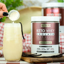 KETO WHEY ISOLAT + MCT – FRANSK VANILJE 300G