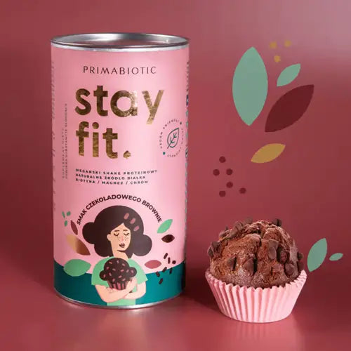 Stay fit, vegansk proteinshake – smak av sjokoladebrownie