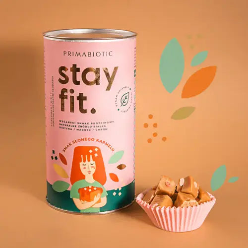 Stay fit, vegansk proteinshake – smak av salt karamell