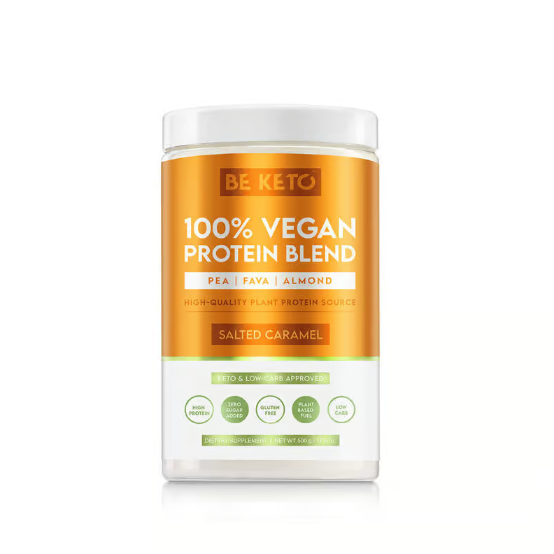 VEGANSK PROTEINBLANDING - SALTET KARAMELL 500G