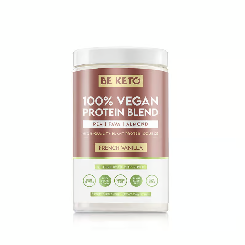 VEGANSK PROTEINBLANDING - FRANSK VANILJE 500G