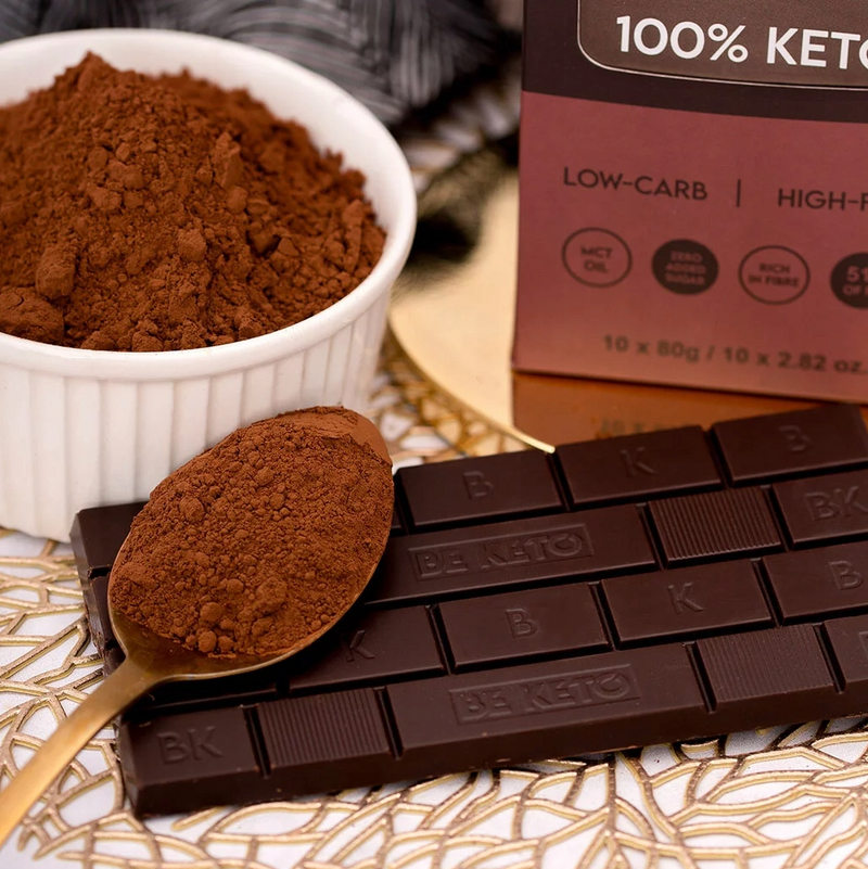 VEGANSK KETO SJOKOLADE MED MCT-OLJE  – KLASSISK 80G