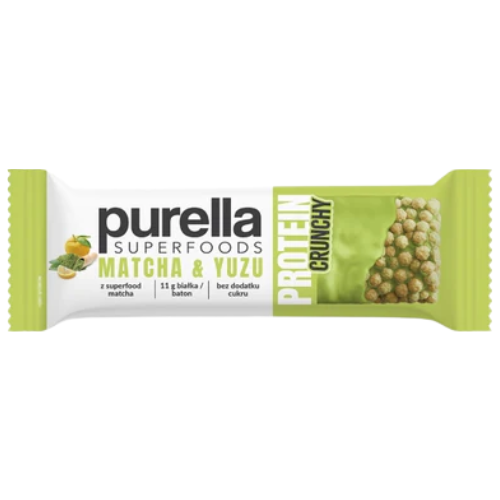 Purella Superfoods Protein Bar – Crunchy Matcha & Yuzu 45g