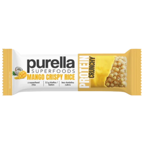 Purella Superfoods Protein Bar Mango Crispy Rice