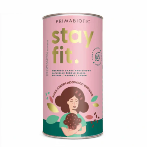 Stay fit, vegansk proteinshake – smak av sjokoladebrownie