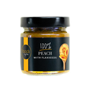 SYLTETØY 100% FERSKEN MED LINFRØ 200g