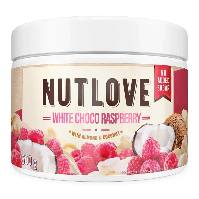 NUTLOVE WHITE CHOCO RASPBERRY 500g