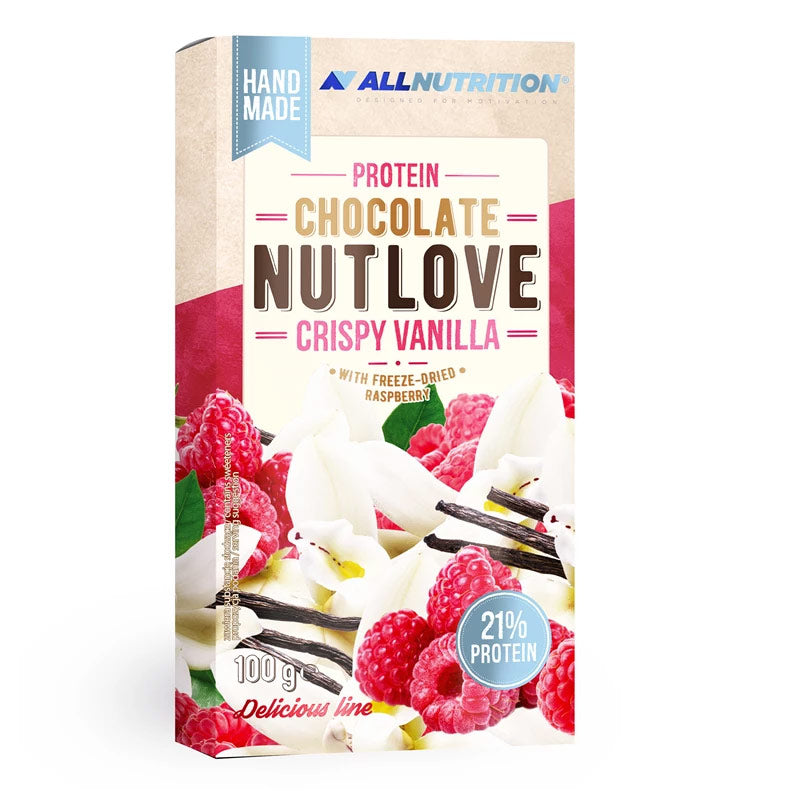 PROTEIN CHOCOLATE NUTLOVE CRISPY VANILLA 100g