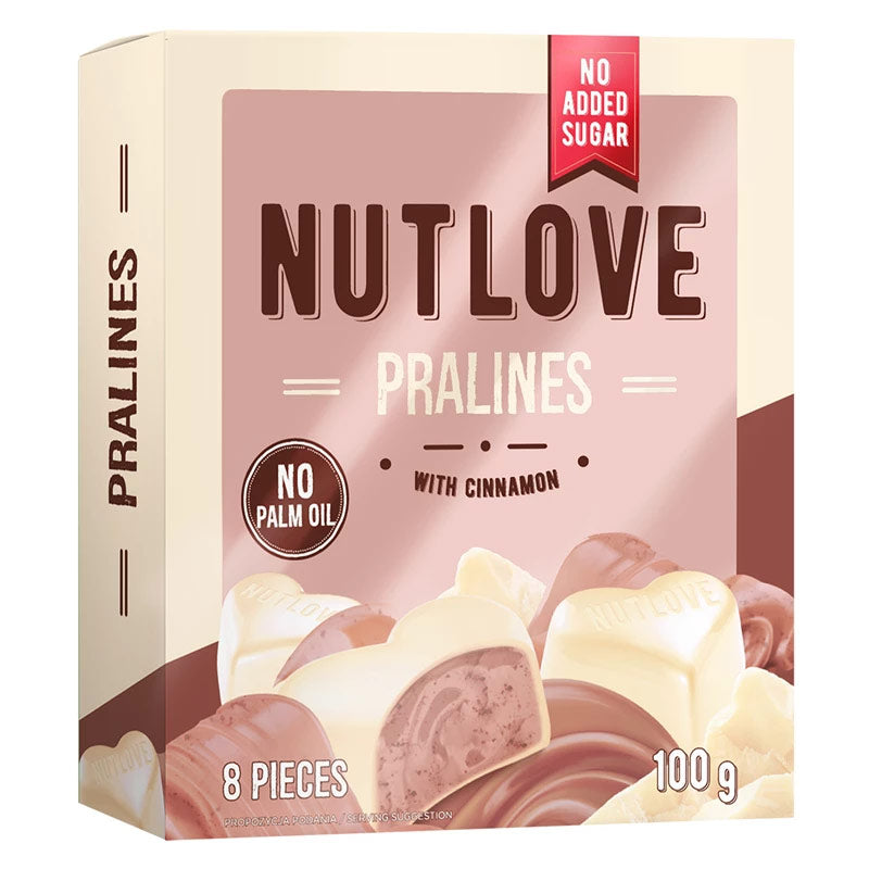 NUTLOVE PRALINES WITH CINNAMON 100g